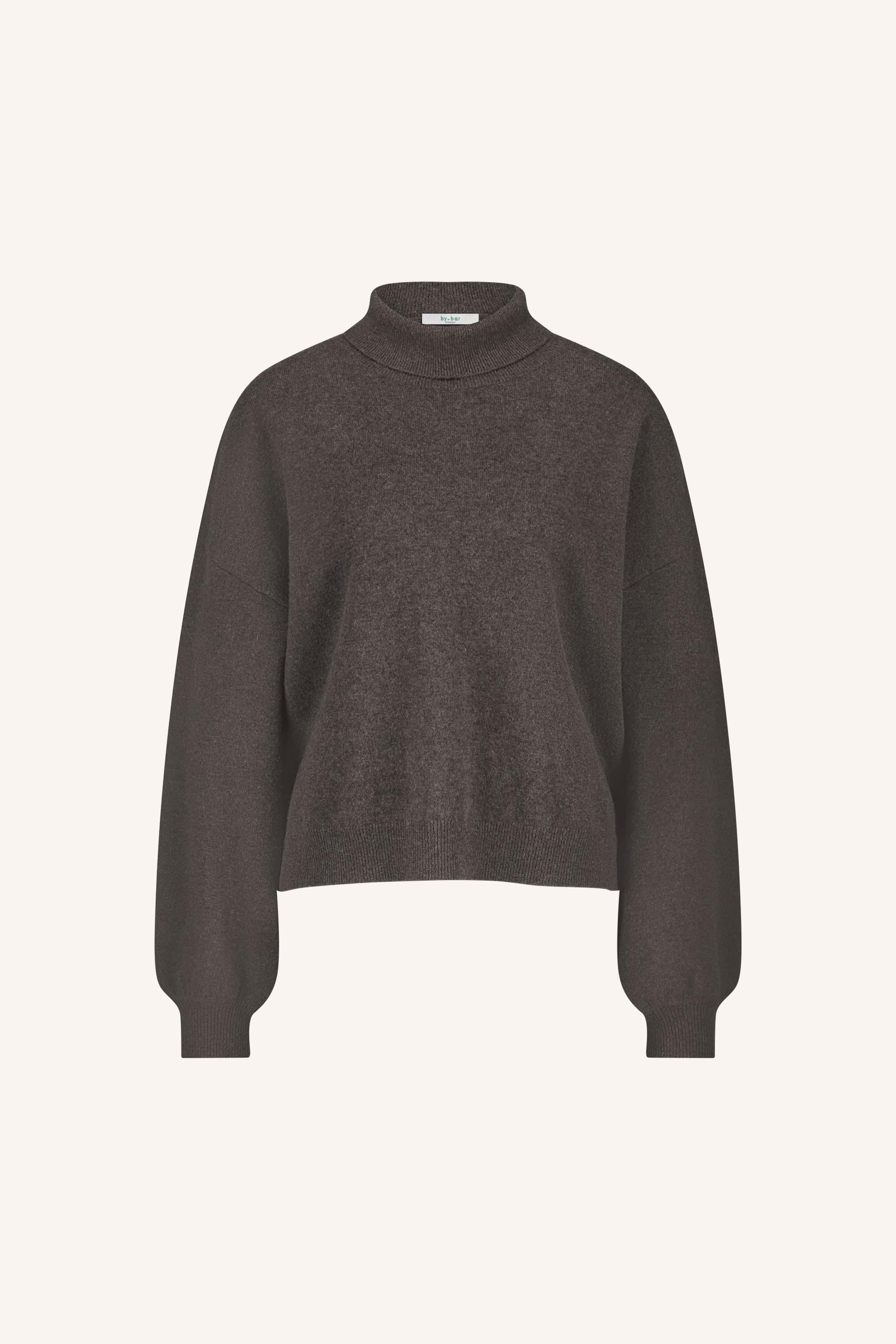 By-Bar Sammie Pullover Biscuit Damen Merino Strick braun